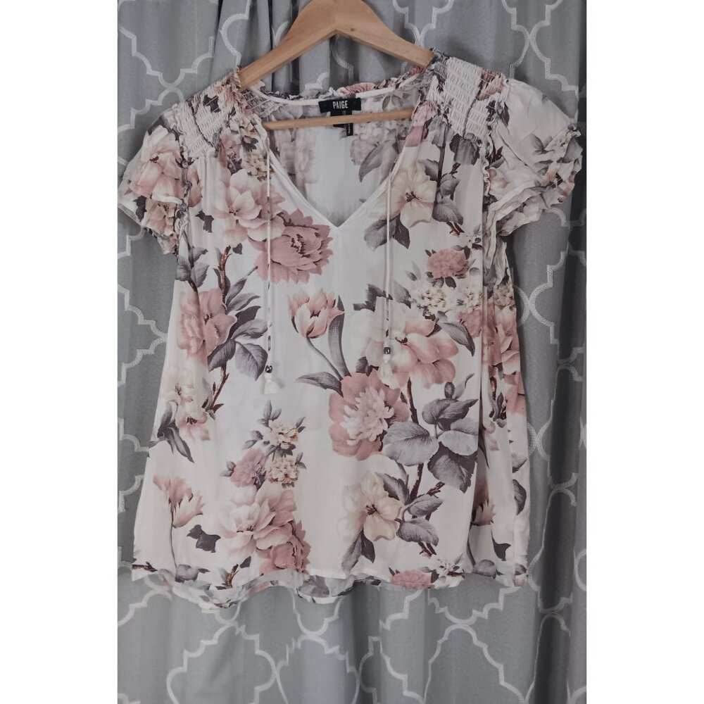 Paige Medium Floral Laramie Oversized Romantic Classic Flowy Top
